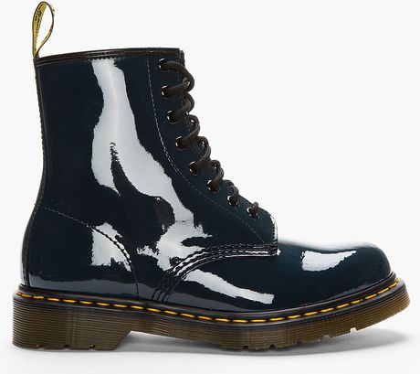 navy dr martens boots