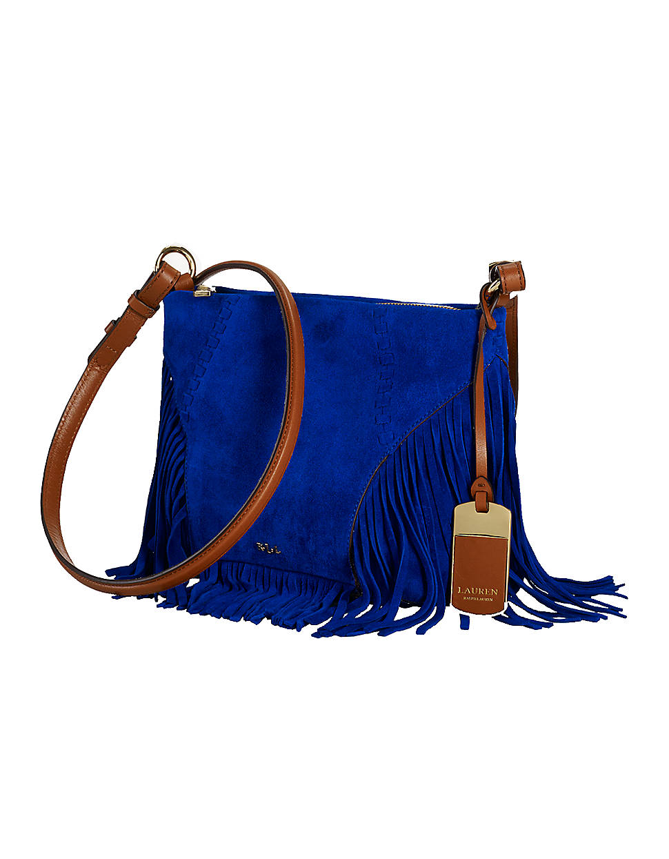 ralph lauren suede purse