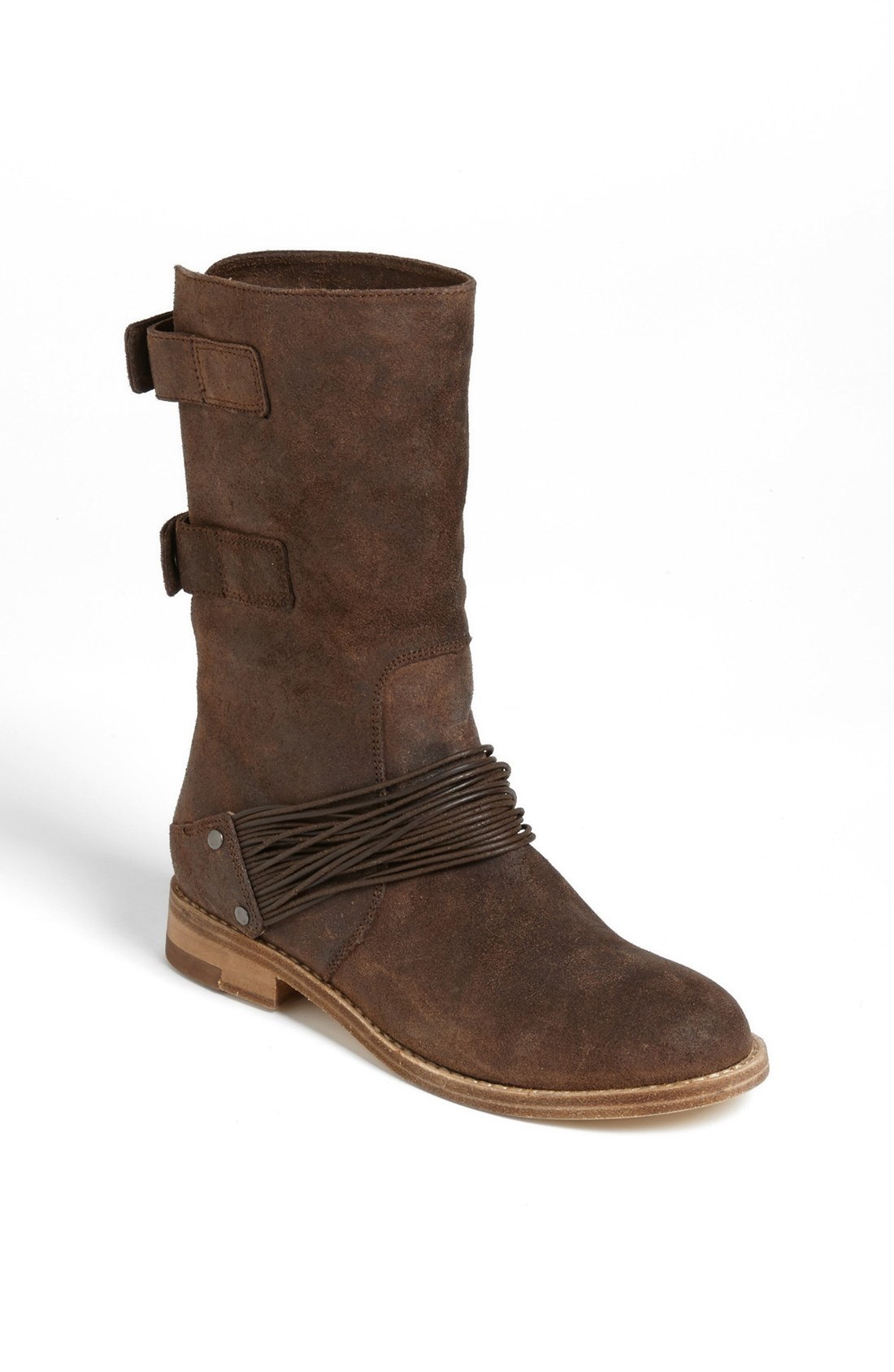 oiled leather boots