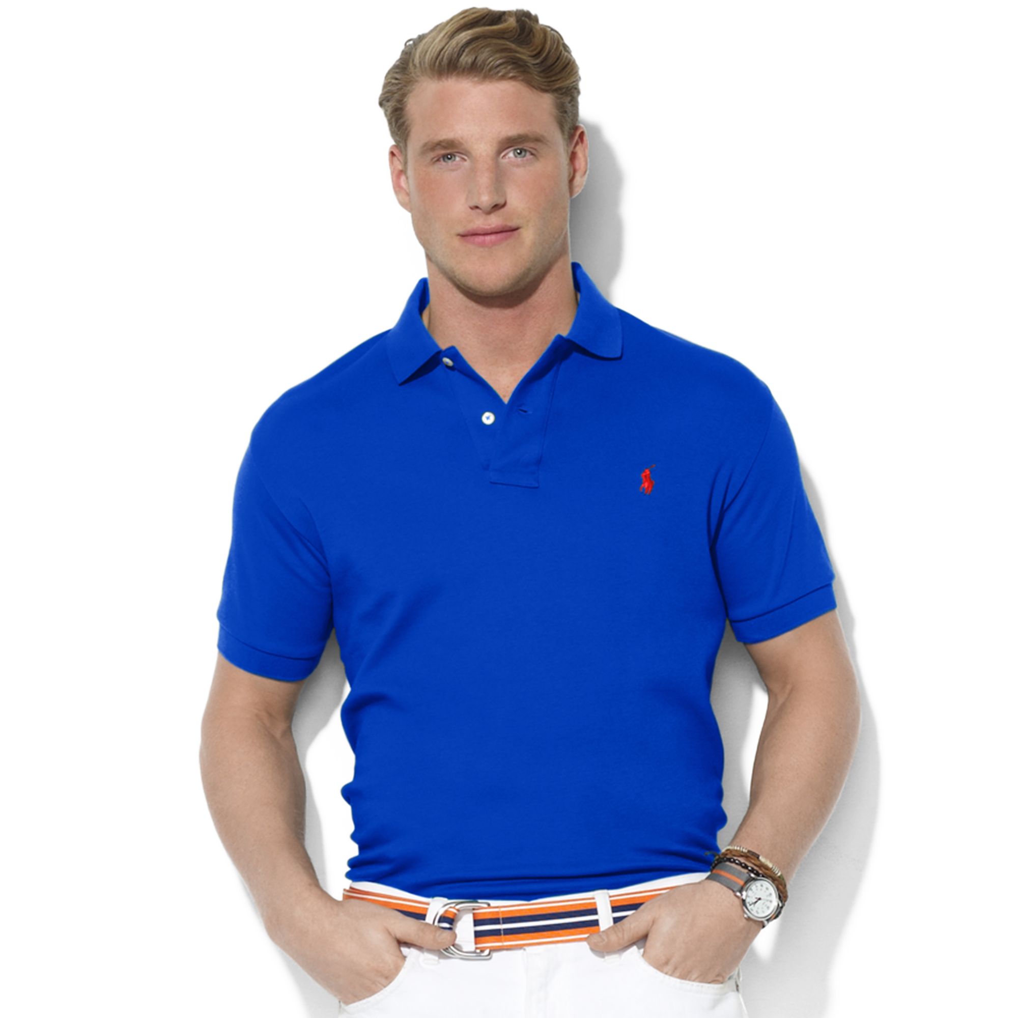 Polo ralph lauren Royal Blue Classic Logo T-shirt in Blue 