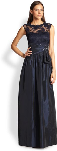 teri jon blue gown