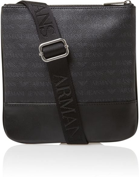 black armani pouch