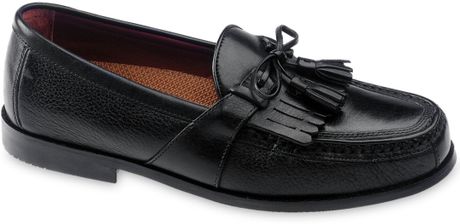 Johnston  Murphy Aragon Ii Kiltie Tassel Loafers in Black for Men ...