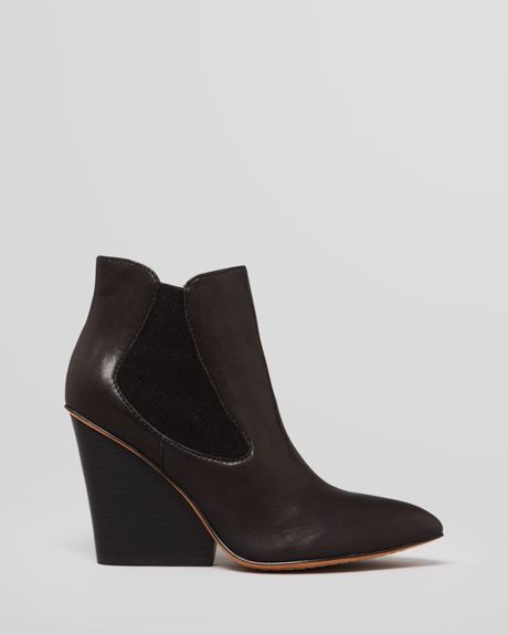 steve madden weston wedge bootie