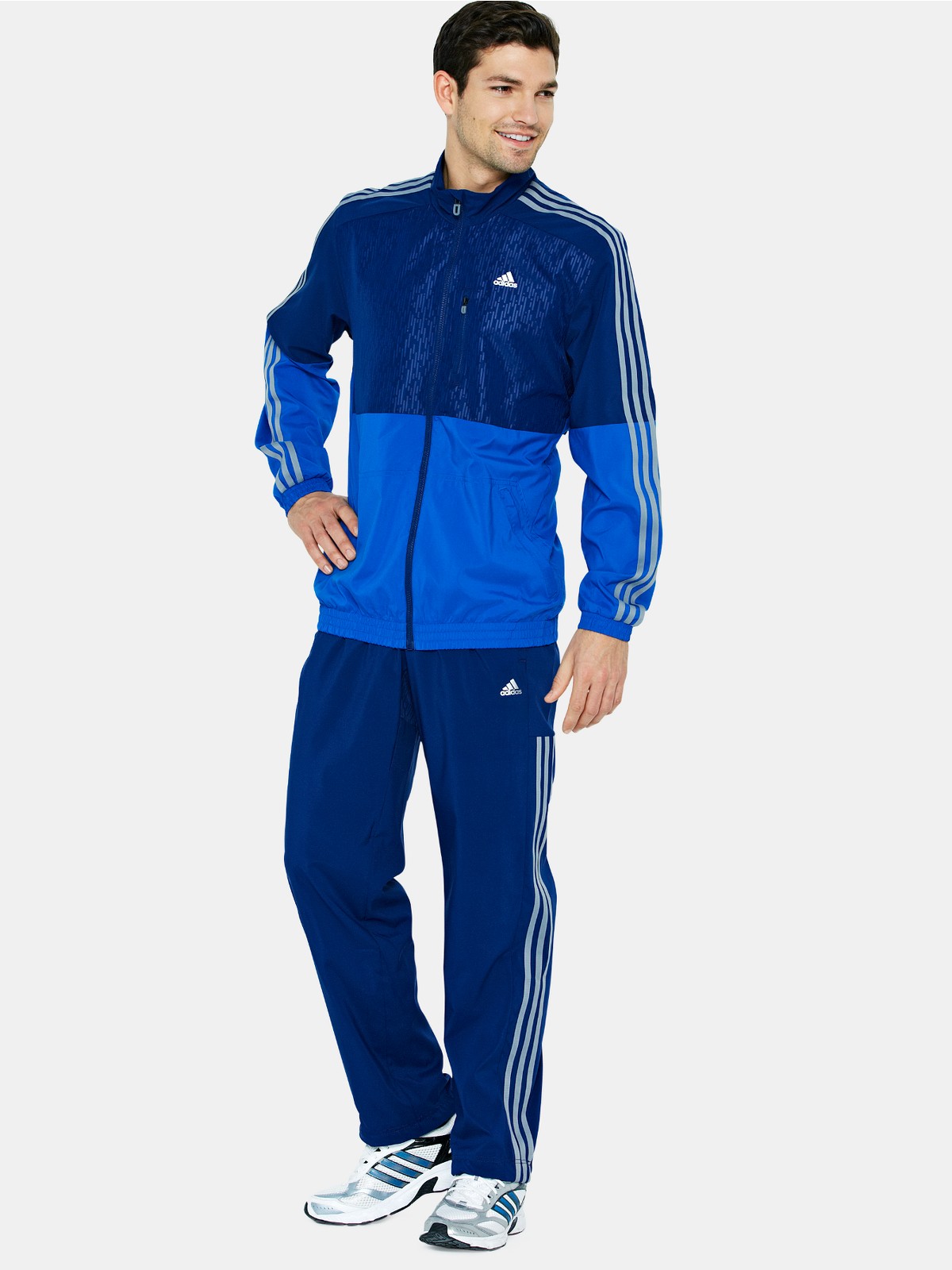 Adidas Adidas Clima 365 Woven Mens Tracksuit in Blue for Men (blue/grey