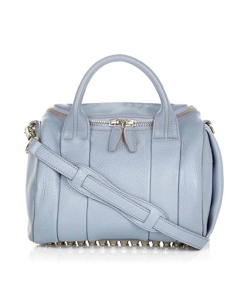 alexander wang blue bag