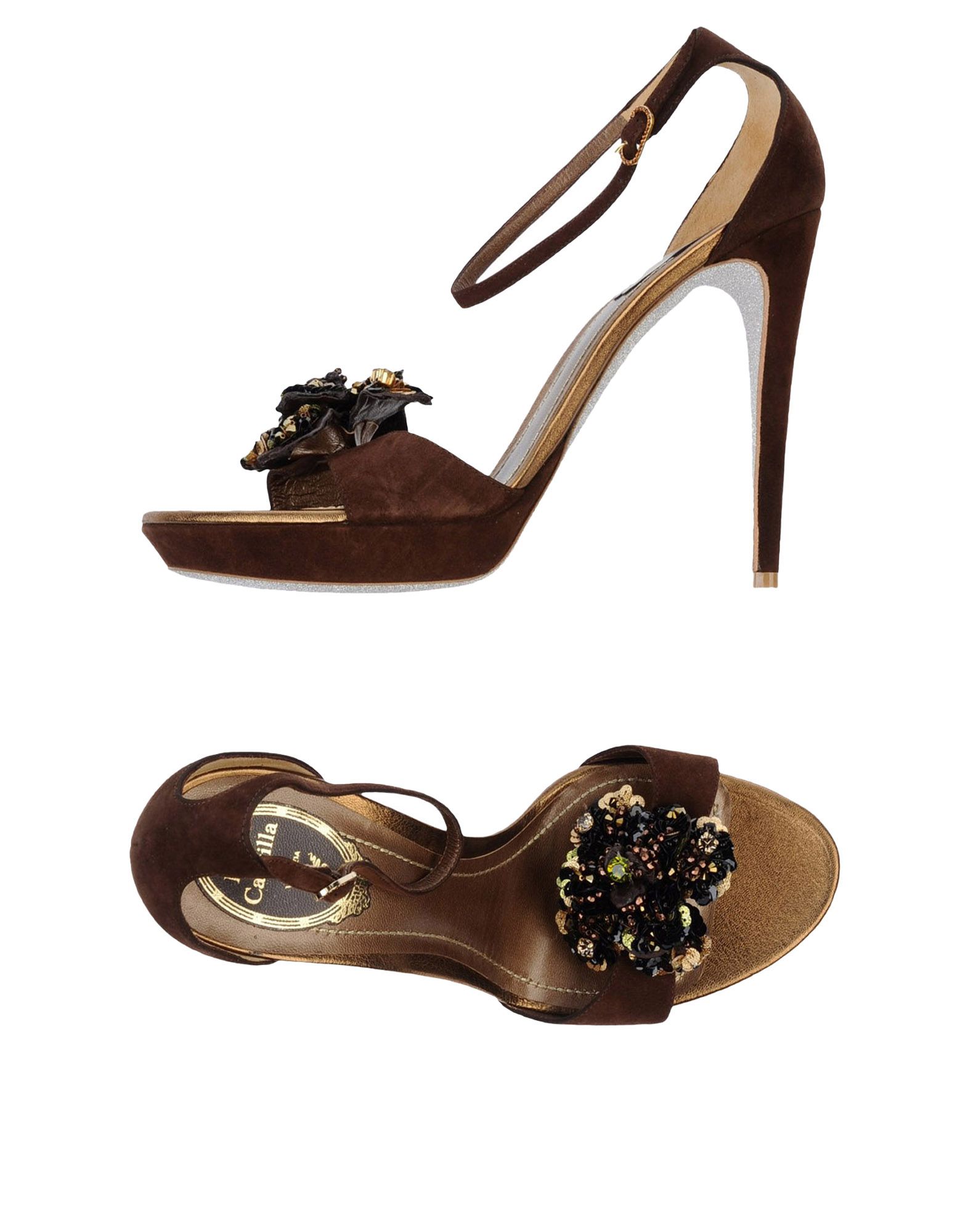 rene caovilla platform sandals