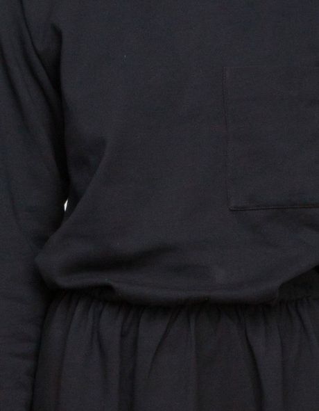 Base Range Sweat Dress in Black | Lyst