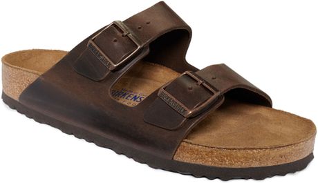 Birkenstock Arizona Leather Sandals in Brown for Men (Brown Amalfi ...