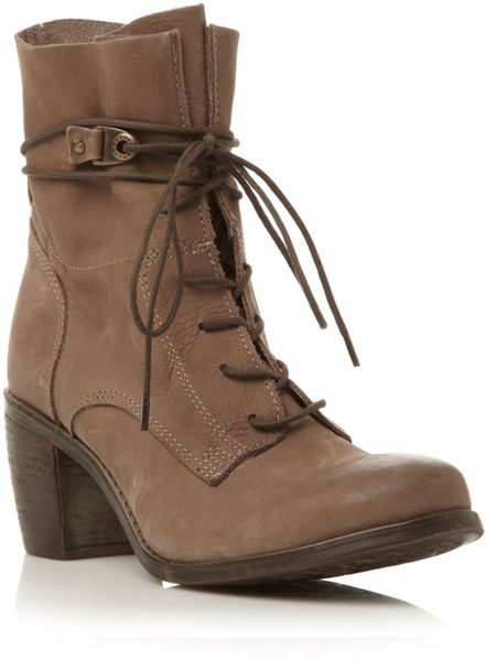 steve madden brown lace up heels
