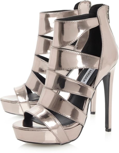steve madden silver platforms