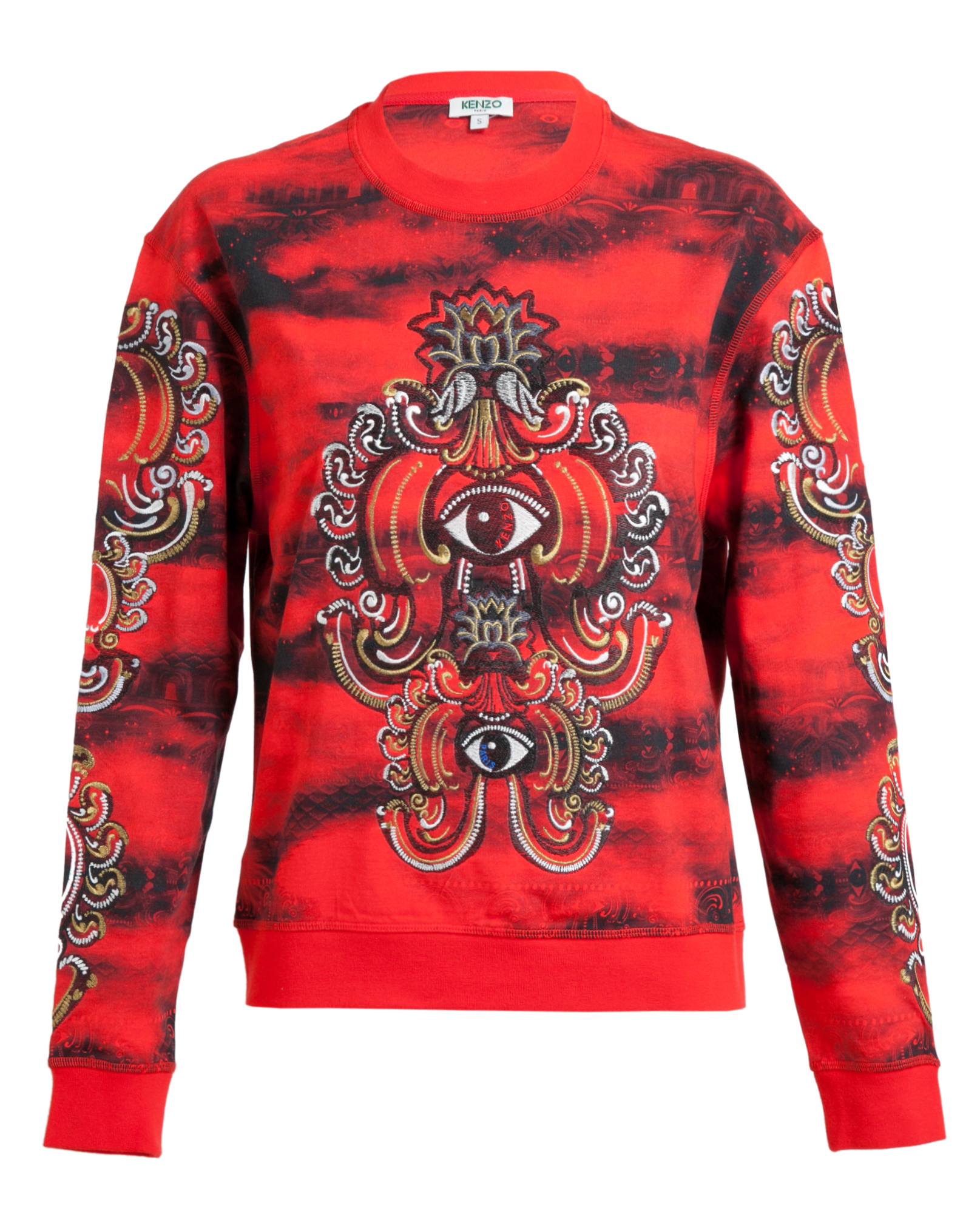 Kenzo Eye Sweatshirt Red - Aztec Sweater Dress
