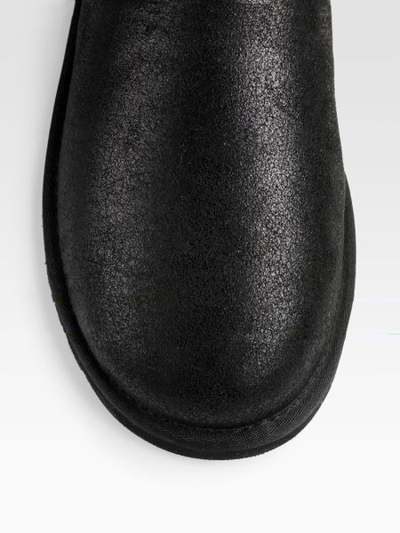 ugg tall leather bomber boots