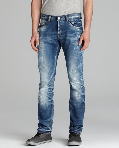 mens paint splatter jeans