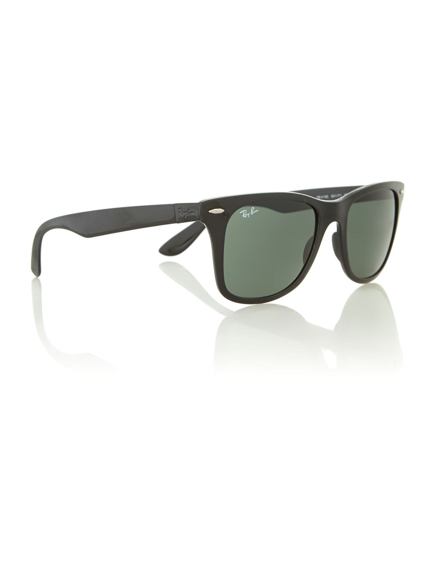 Ray Ban Mens Black Light Force Wayfarer Sunglasses In Black For Men Lyst 