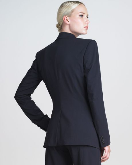 black ink new york donna donna karan new york onebutton stretch blazer in black ink lyst black ink new york donna donna karan new york onebutton stretch blazer in black ink lyst