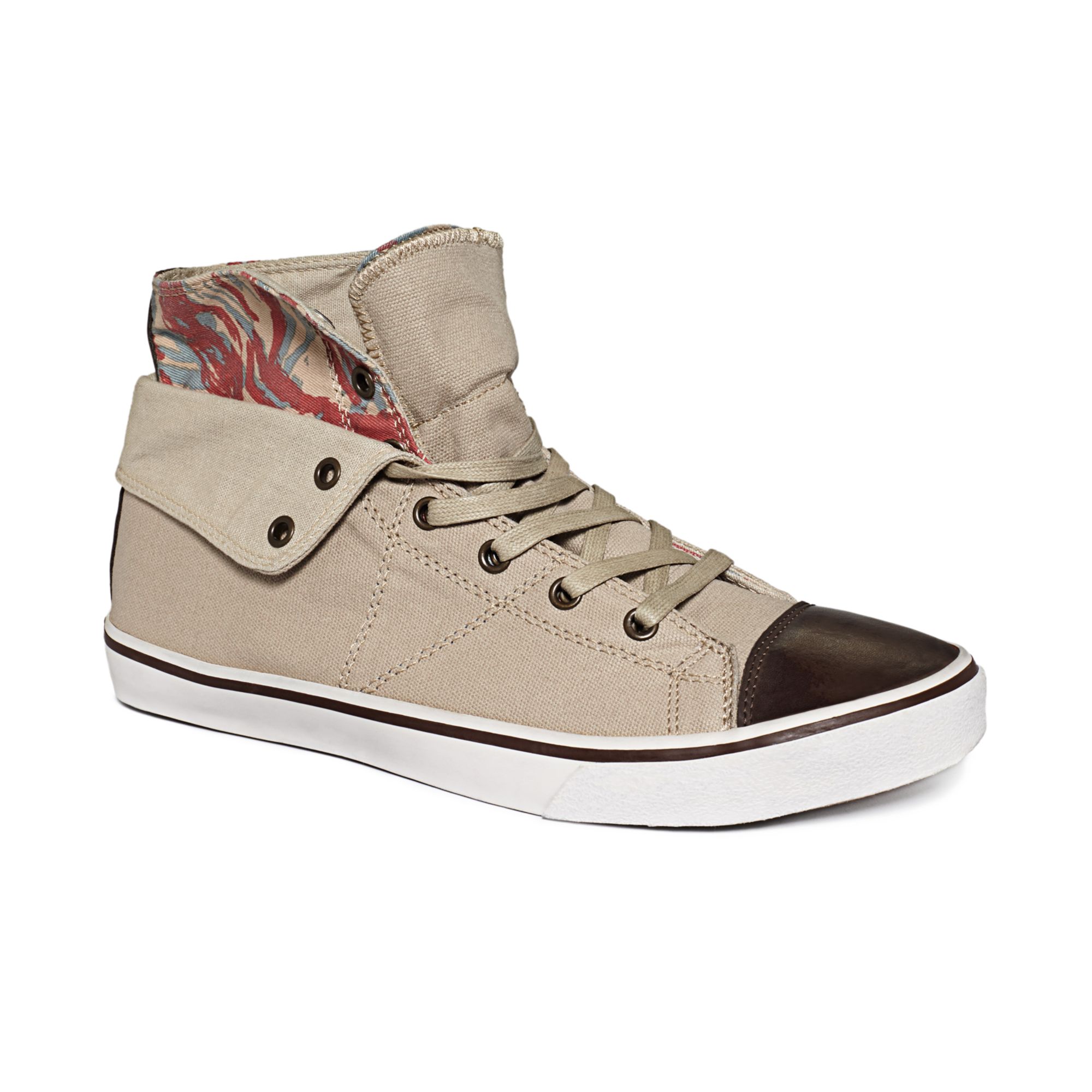 guess sneakers mens guess mens shoes mat hitop sneakers in beige for sand guess sneakers mens guess mens shoes mat hitop sneakers in beige for sand
