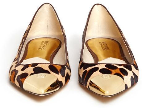 mk leopard flats