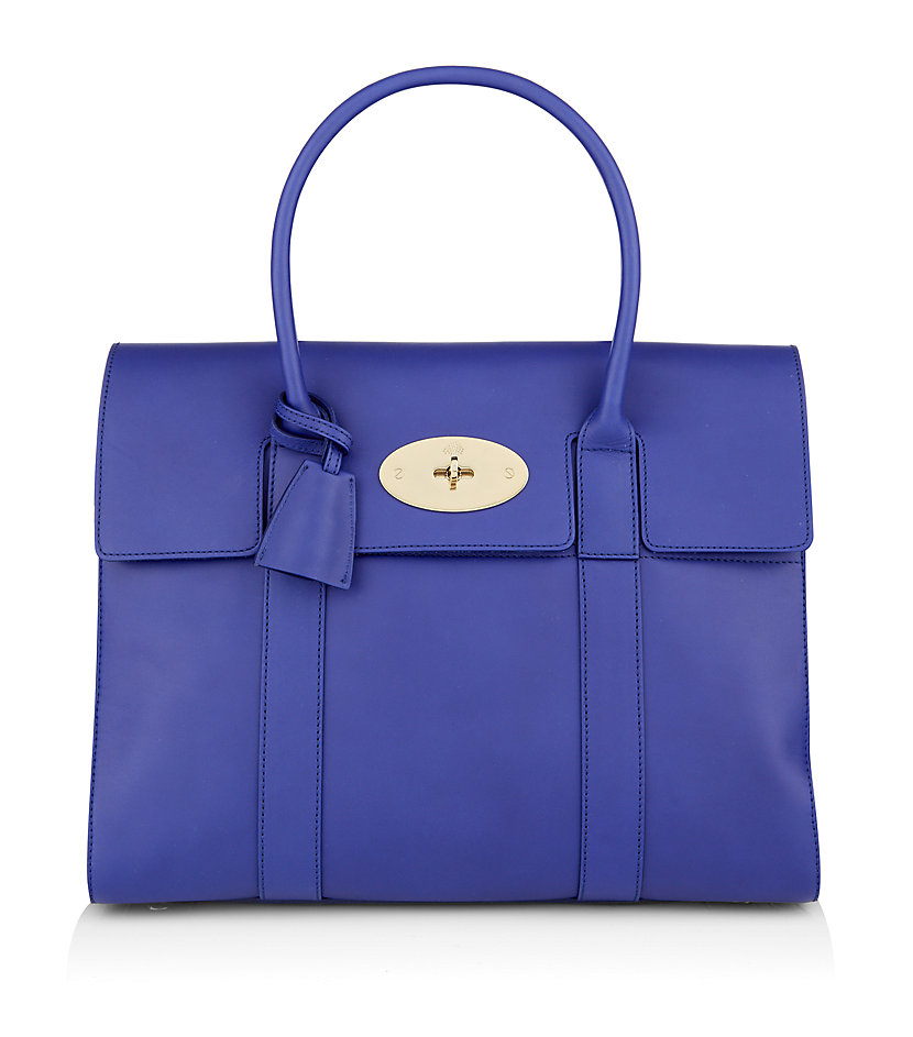 mulberry bayswater bag blue