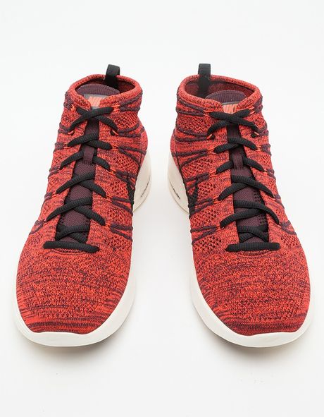 nike flyknit burgundy