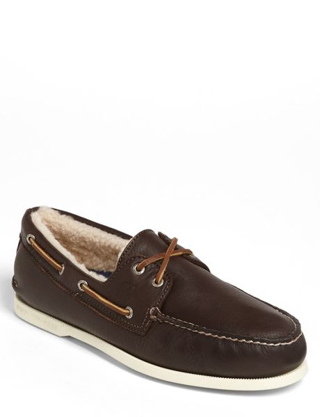 sperry men's winter boat shoe