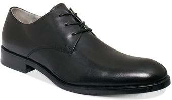 Calvin Klein Red Felix Plain Toe Suede Buck Shoe