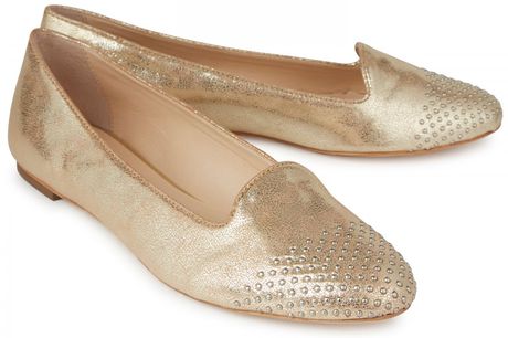 loeffler randall gold flats