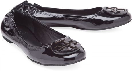 tory burch black reva flats