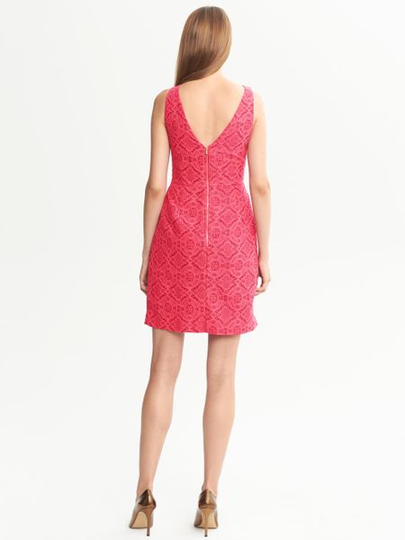 Banana Republic Monogram Tulip Dress Rich Magenta in Pink (Rich ...