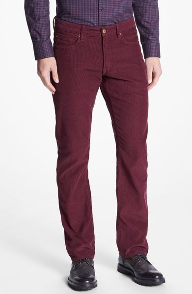 purple corduroy pants mens