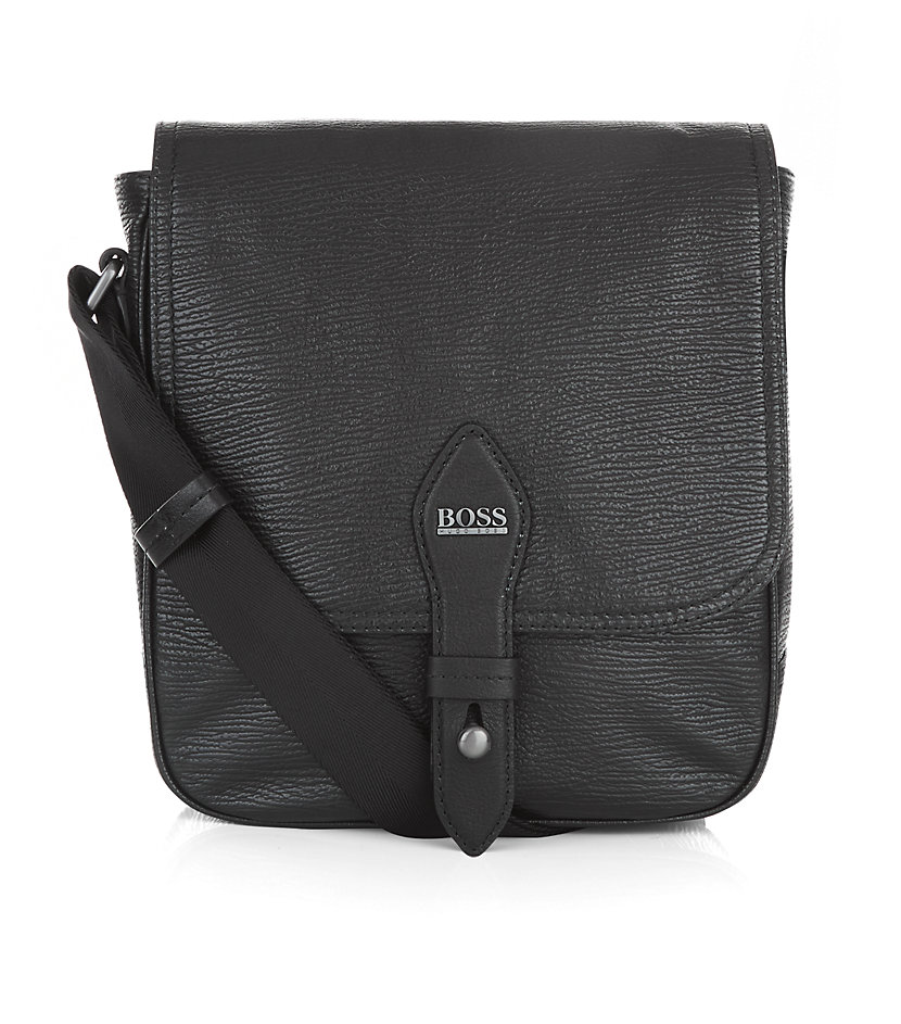 Hugo Boss Sentor Small Messenger Bag in Gray for Men (pewter) | Lyst