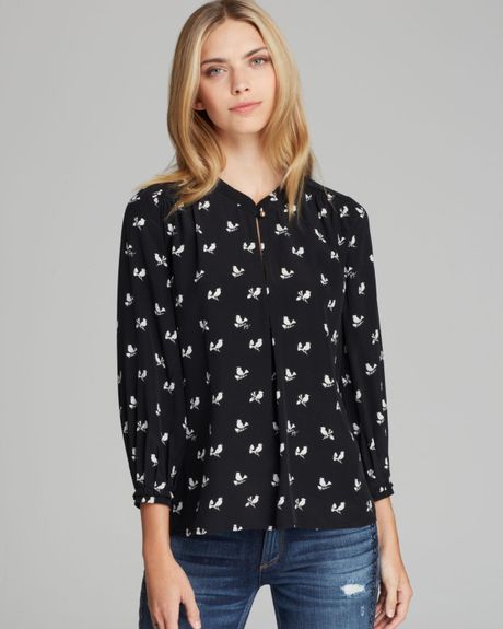 couture top songbird in black pitch black lyst uniqlo gloves size chart