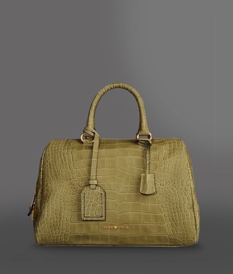 armani green bag