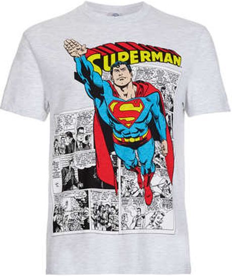 gray superman shirt