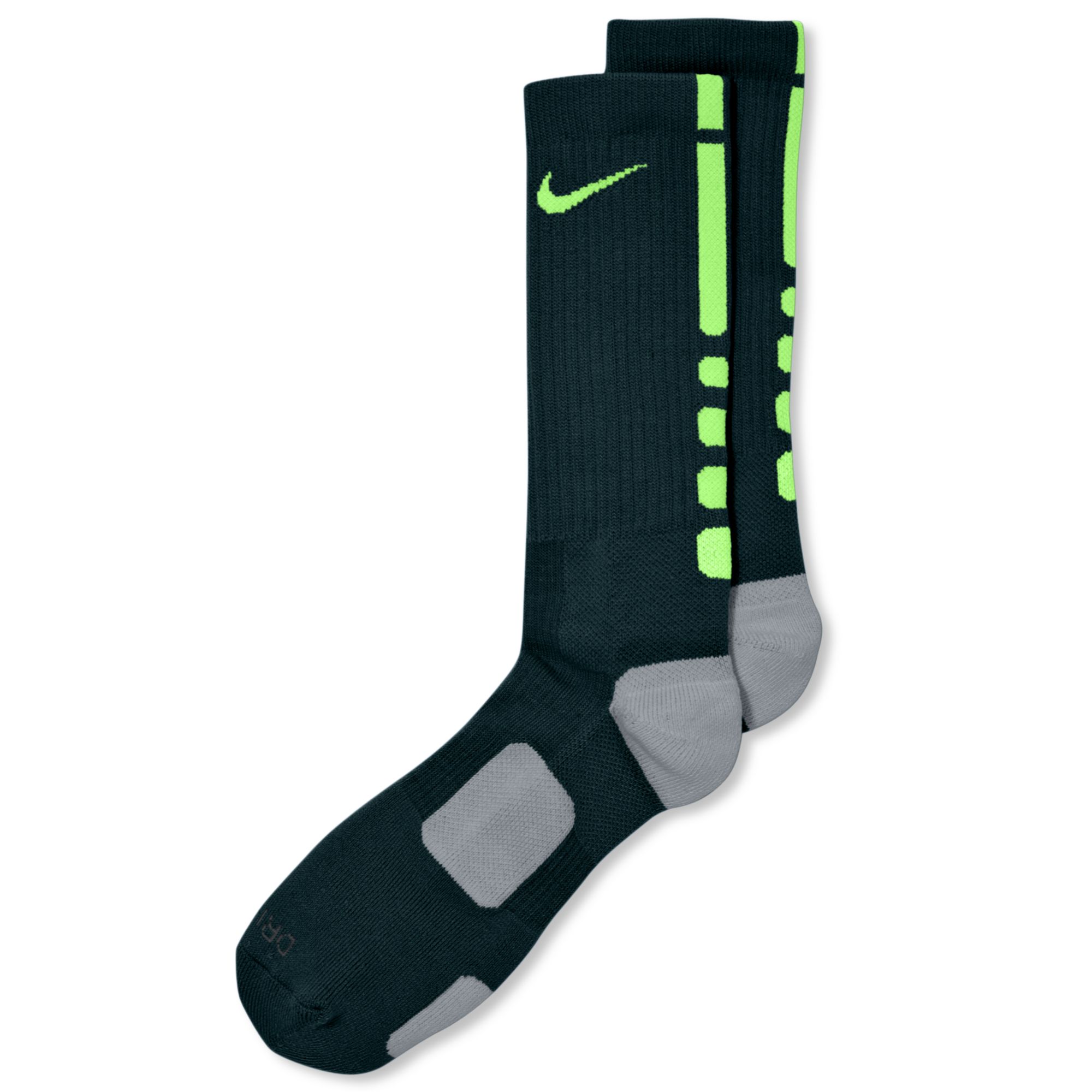 Nike Elite Basketball Mens Socks in Black for Men (Black / Volt 063) Lyst