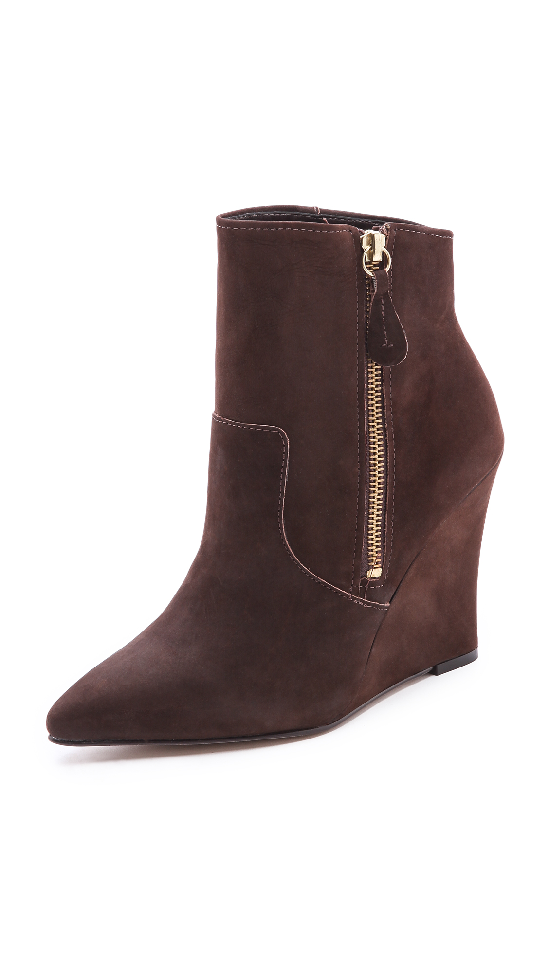 steve madden weston wedge bootie
