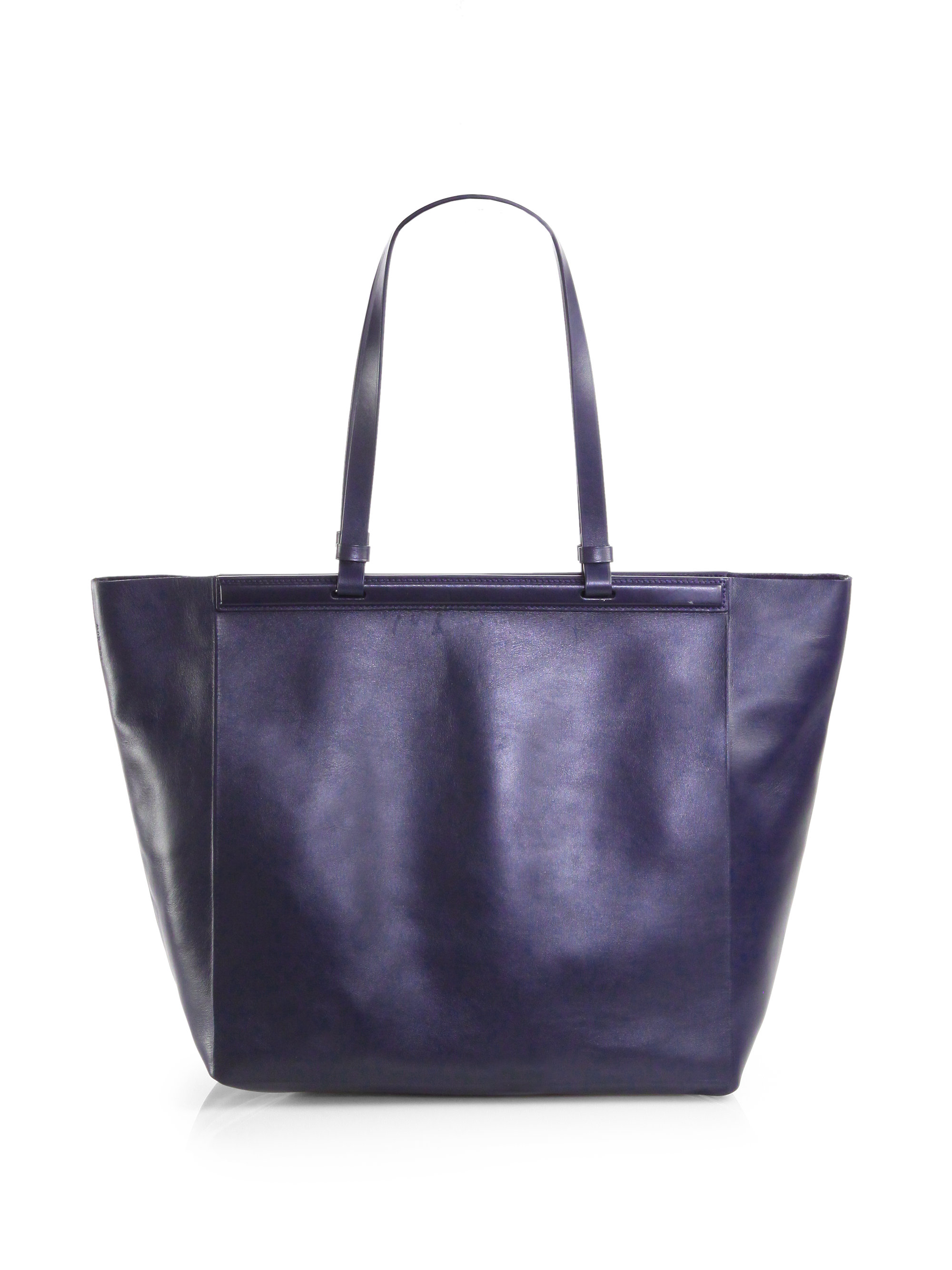 The Row Large Shopper Tote Bag in Blue (NAVY) | Lyst