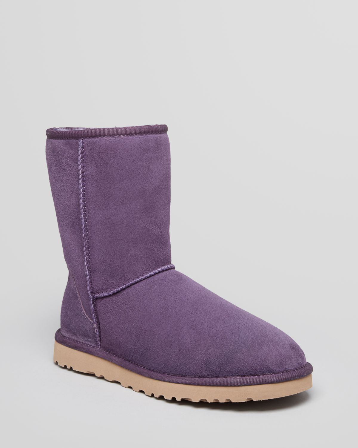 Ugg Classic Short Boots in Purple (Purple Velvet) | Lyst