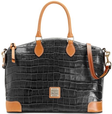 dooney croco satchel