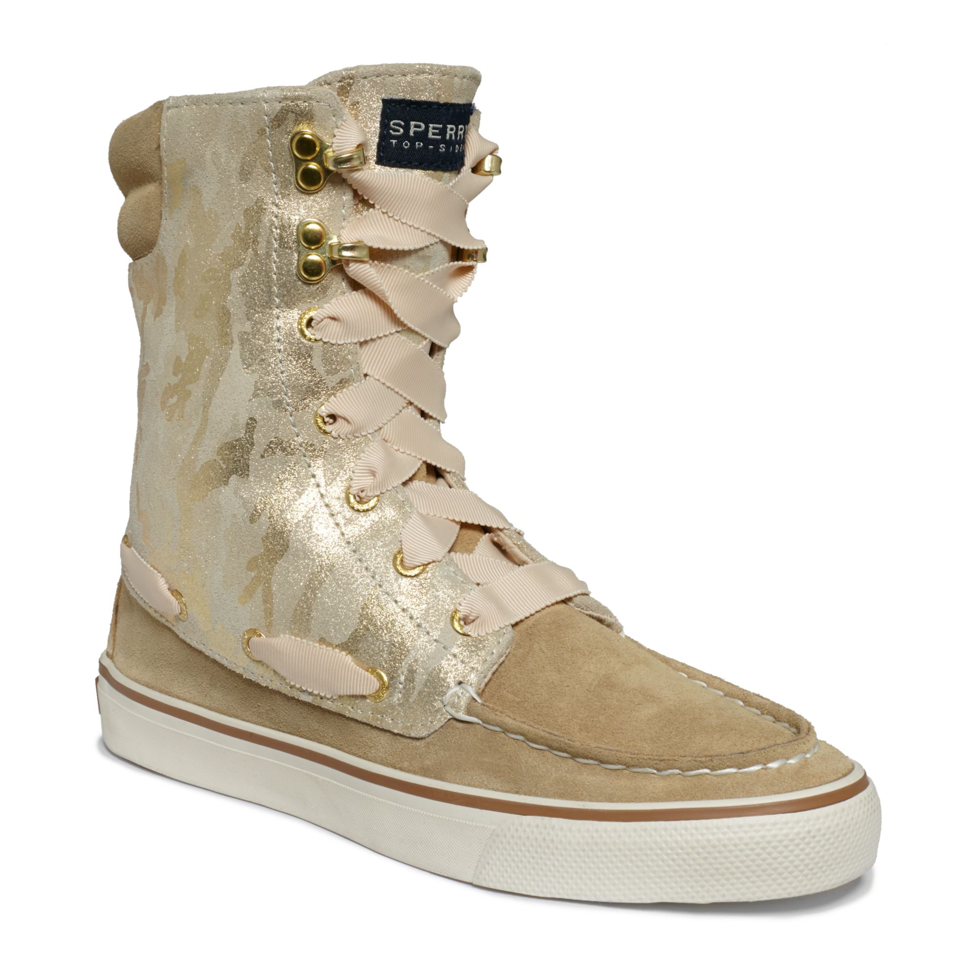 camo sperry shoes
