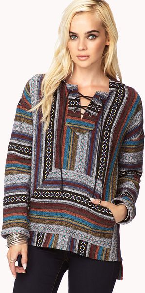 womens baja poncho