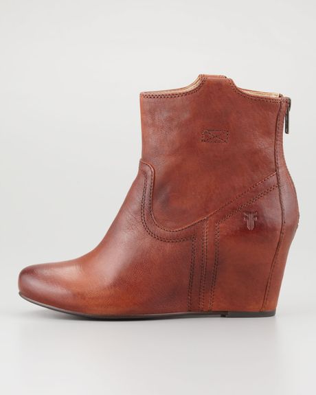 frye wedge bootie