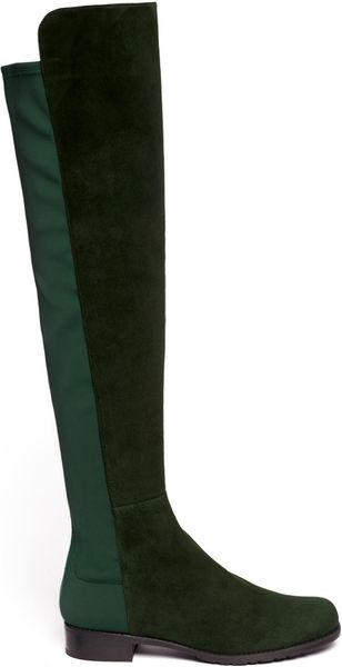 stuart weitzman green boots