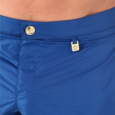versace gold shorts