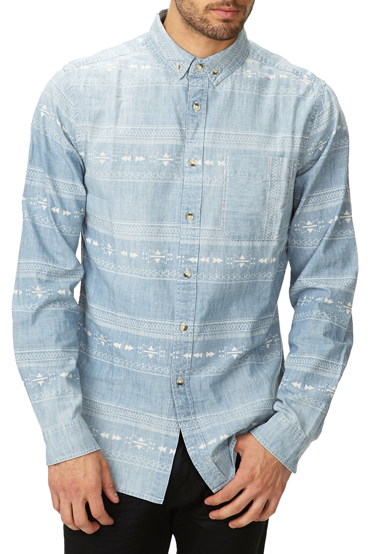 southwestern style mens shirts