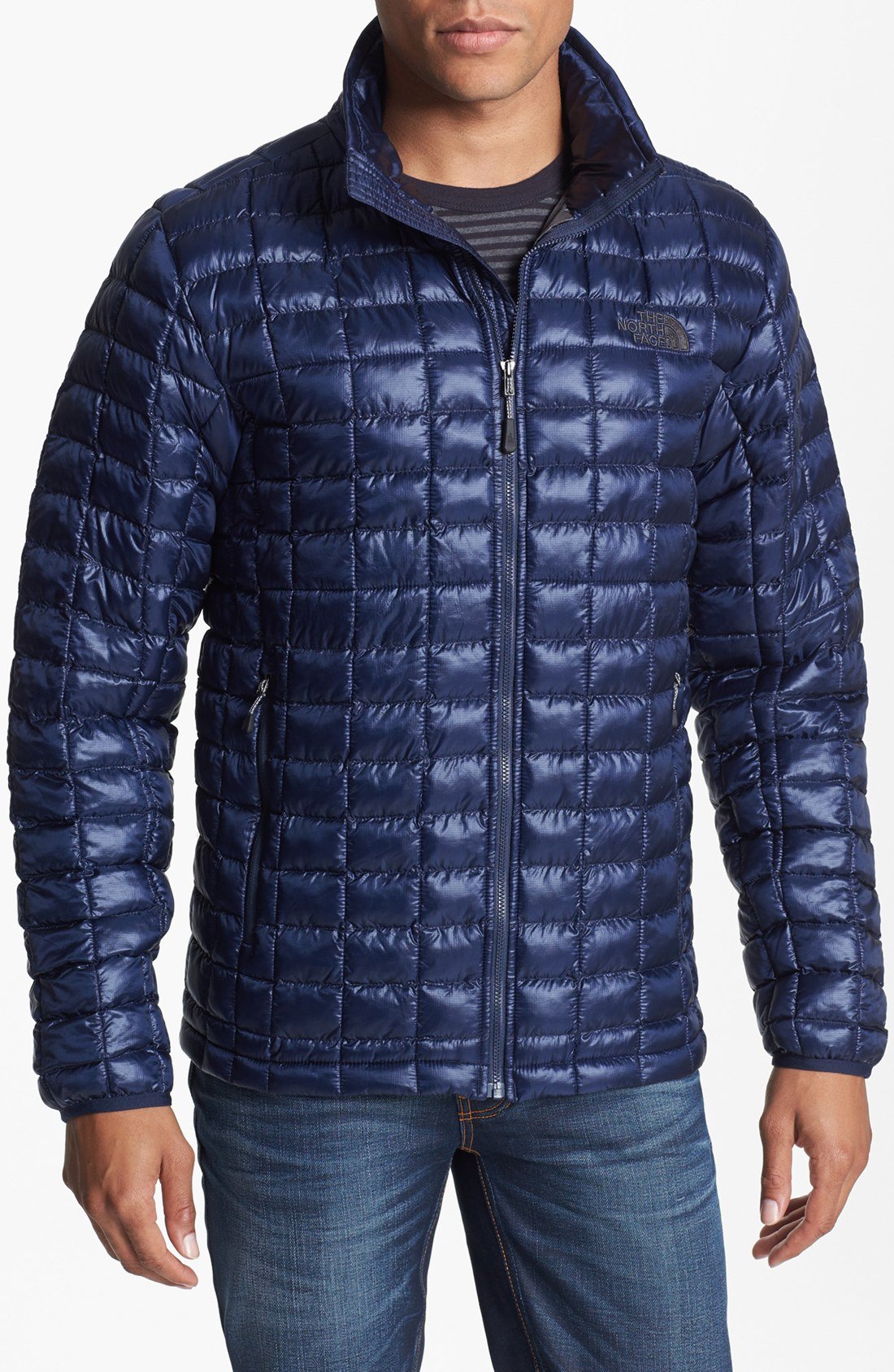 the north face blue coat