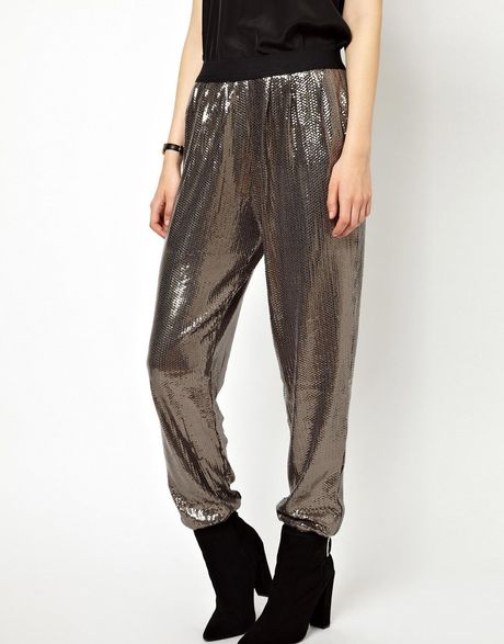 sequin lounge jogger