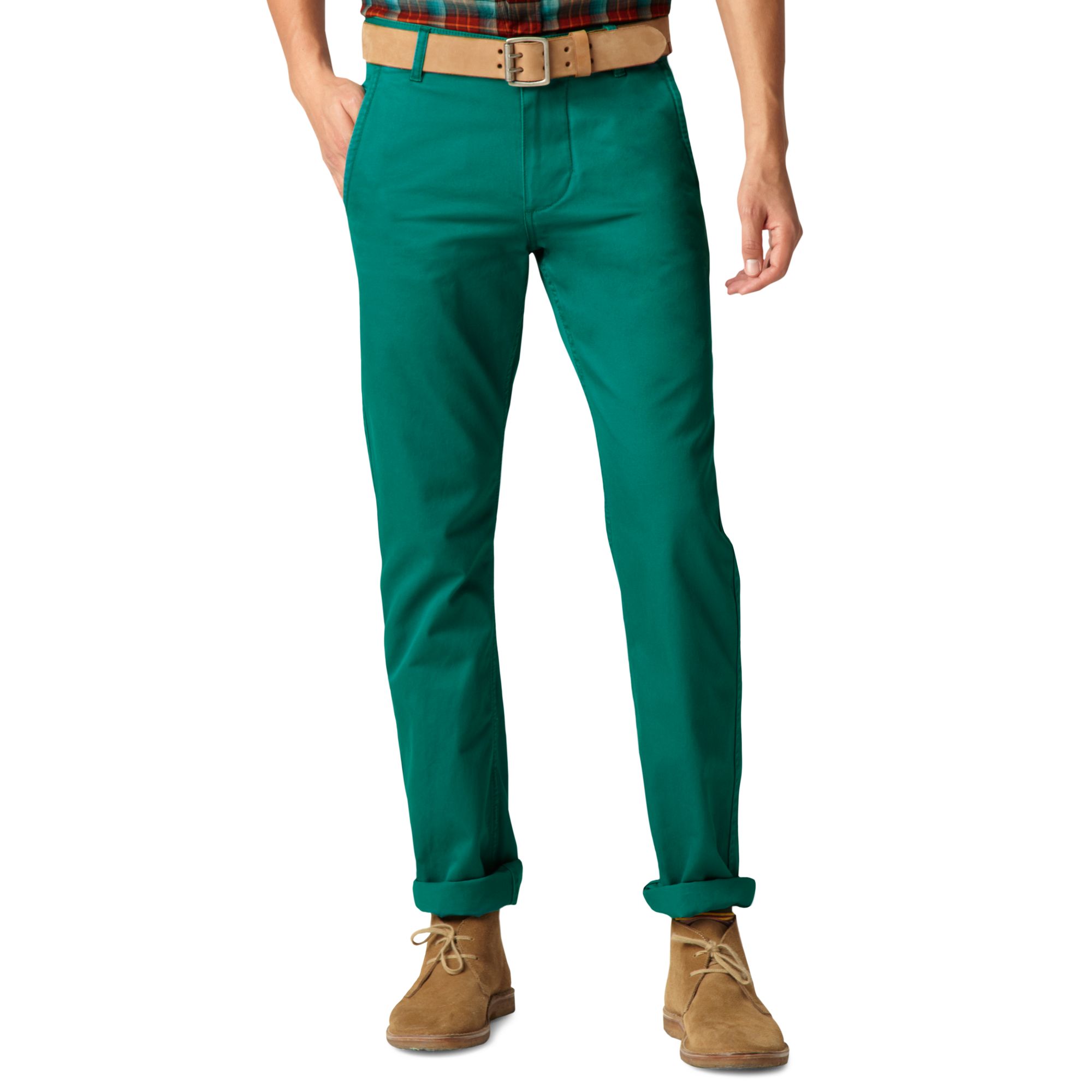 green dockers pants