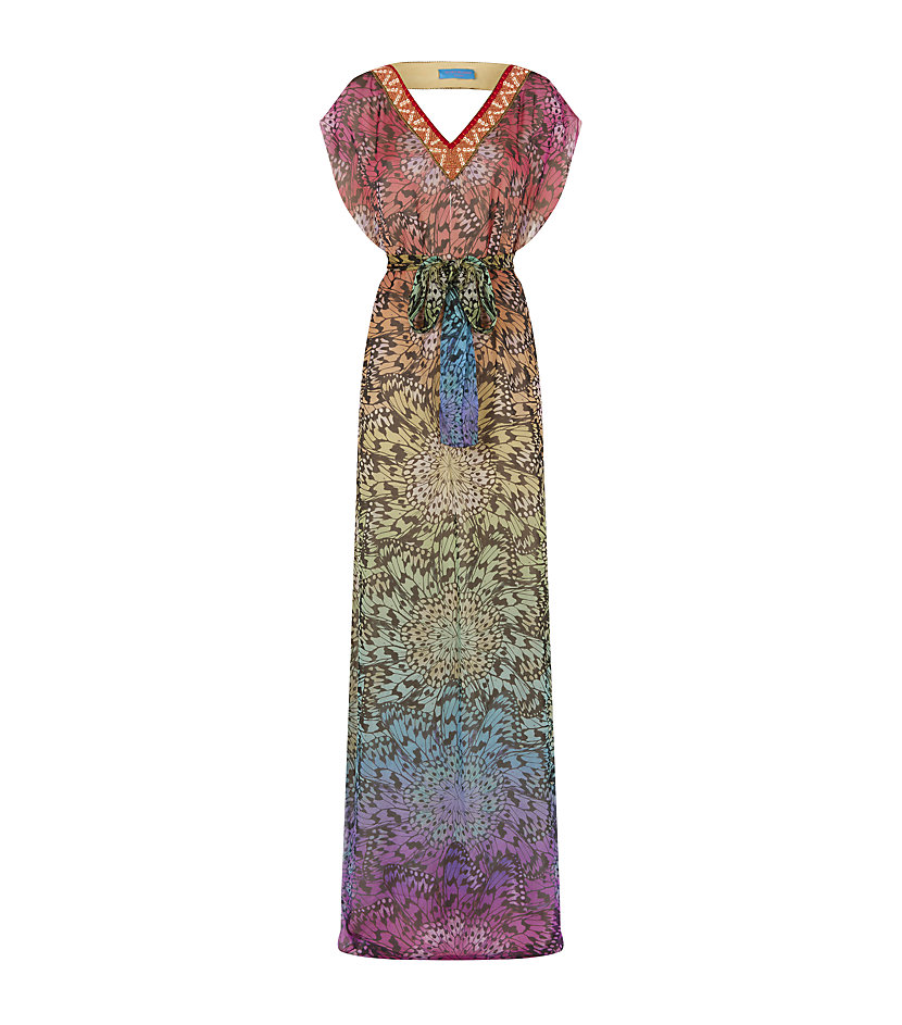Matthew Williamson Ombre Butterfly Gown in Gray Lyst