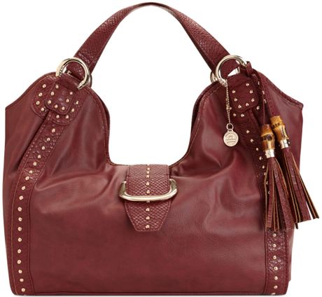 Big Buddha Big Buddha Handbag Shaniel Hobo in Purple (Burgundy) Big Buddha Big Buddha Handbag Shaniel Hobo in Purple (Burgundy)